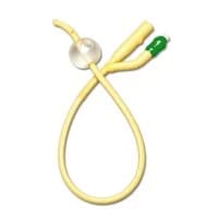 Medline #DYND11214, Silicone-Elastomer Coated Latex Foley Catheter, 14 Fr, 10 mL, Coude Tip, 2-Way, EACH Image