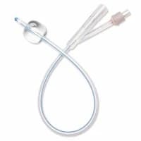 Medline #DYND11500, SelectSilicone 100% Silicone Foley Catheter, 12 Fr, 10 mL, 2-Way, EACH Image