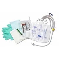 Medline #DYND11528, TRAY, FOLEY 100% SILI 18FR 10ML, 10/CS Image