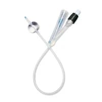 Medline #DYND11554, Pediatric 100% Silicone 2-Way Foley Catheter, 10 Fr, 3 mL Size, 5 mL Maximum Inflation, EACH Image