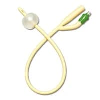 Medline #DYND11754, Foley Catheter, Silicone-Elastomer Coated Latex, 14 Fr, 10 mL, Straight Tip, 2-Way 12 case Image