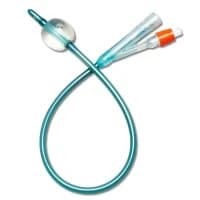 Medline #DYND141216, Silvertouch 100% Silicone Foley Catheter, 16 Fr, 30 mL, 2-Way, EACH Image