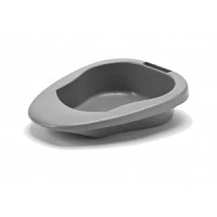 Medline #DYND80230A, BEDPAN, FRACTURE, DELUXE, GRAPHITE, 24 EA/CS Image