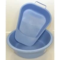 Medline #DYND88200, BEDPAN, CONTOUR, AUTOCLAVABLE, BLUE, 12 EA/CS Image