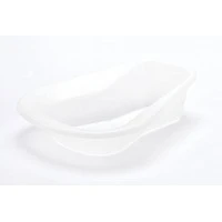 Medline #DYNEC80245C, BEDPAN, STACK-A-PAN, PIGMNT FREE, 50 EA/CS Image