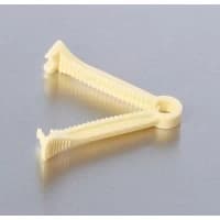 Medline #DYNJ04220, CLAMP, UMBILICAL CORD, PLASTIC, OFF-WHITE, EACH Image