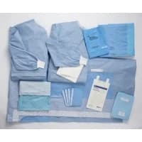 Medline #DYNJP8320, PACK, ORTHOPEDIC II, MAJOR, POLY GOWNS, 4/CS Image
