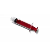 Medline #DYNJSYRPC20R, SYRINGE 20ML POLYCRBONATE RED, 10/CS Image