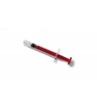 Medline #DYNJSYRPC3R, SYRINGE 3ML POLYCARBONATE RED, 10/CS Image