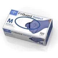 Medline #FG2602, GLOVE, EXAM, NITRL, PF, 3.6 MIL, TXT FNGR, M, 250/BX Image