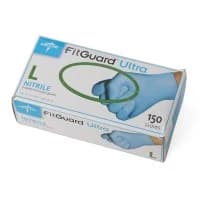 Medline #FG2703, GLOVE, EXAM, NITRILE, PF, 4.9 MIL, TXT, L, 1500/CS Image