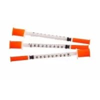 Medline #INS013005, SYRINGE, INSULIN, 1ML, 30GX1/2", 1000/CS Image
