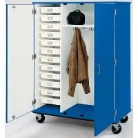 Medline #MDR90591, CABINET, COMBO WARDROBE TRAY, 48X24X66, EACH Image