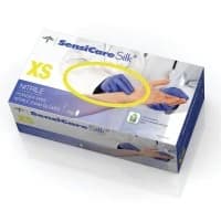 Medline #MDS7583, GLOVE, EXAM, PF, NITRILE, SILK, XSMALL, 2500/CS Image
