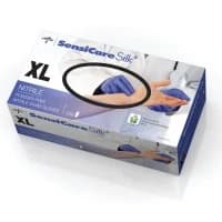 Medline #MDS7587, GLOVE, EXAM, PF, NITRILE, SILK, XLARGE, 2300/CS Image