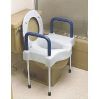 Medline #MDS80326, SEAT, TOILET, ELEV, X-WIDE, W/LEGS, BARIATRC, EACH Image