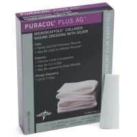 Medline #MSC8618EP, DRESSING, COLLAGEN, PURACOL + AG, ROPE, 1X8, 10/BX Image