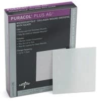 Medline #MSC8744EP, DRESSING, COLLAGEN, PURACOL PLUS AG, 4X4", EACH Image