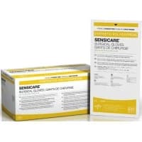 Medline #MSG1080, GLOVE, SURG, SENSICARE, ALOE, LF, PF, 8, 100 PR/CS Image