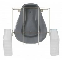 Medline #PCM1043, HOLDER, BEDPAN, WALL MOUNT, 12.5X13X5., 6 EA/CS Image