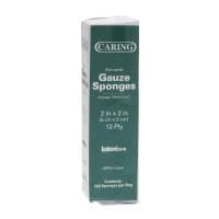 Medline #PRM21212CPI, GAUZE, SPONGE, 2"X2", 12PLY, NS, LF, 8000/CS Image