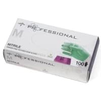 Medline #PRO31762, GLOVE, EXAM, CHEMO, NITRILE, ALOE PF, TXT, 100/BX Image