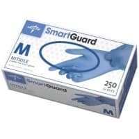 Medline #SF312, GLOVE, EXAM, PF, NITRILE, SMARTGUARD, MEDIUM, 250/BX Image