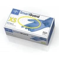 Medline #SG310, GLOVE, EXAM, PF, NITRILE, SMARTGUARD, XSMALL, 250/BX Image