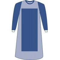 Medline #SPT-2208SMSCS, GOWN, REINFORCED, POLY, XLARGE, 100/CS Image