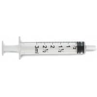 Medline #SYR103020, SYRINGE ONLY, 3 ML, LUER SLIP, 100/BX Image