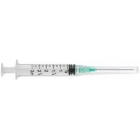 Medline #SYR103217, SYRINGE, LL, 3ML, 21GX1 1/2", 100/BX Image