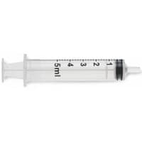 Medline #SYR105020, SYRINGE, LUER SLIP, 5ML, 100/BX Image