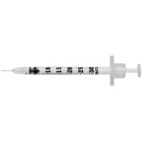 Medline #ULT07439, SYRINGE, ULTICARE - 0.3ML, 31G X 5/16, 100/CS Image