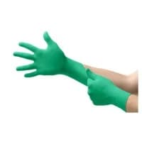 Microflex #C522, NeoGuard Exam PF Chloroprene, Gloves, Green, Textured Fingers, M, 100/bx, 10 bx/cs Image