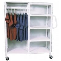 MJM International #380-C-C, CART, COMBO , 1/2 HANGING, 1/2 SHELFS, EACH Image