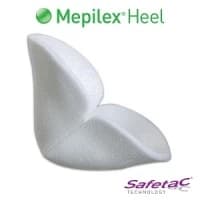 Molnlycke #288100, DRESSING MEPILEX HEEL 5.2X8  5/BX 5BX/CA Image