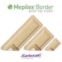 Molnlycke #295850, DRESSING, MEPILEX, 4"X10"(10X25CM),, 5/BX Image