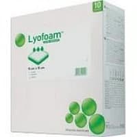 Molnlycke #603203, DRESSING, LYOFOAM MAX, POLY FOAM, 4" X 8", 10/BX Image