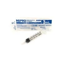 Nipro #JD+03L, SYRINGE, LUER LOCK, 3ML, 1000/CS Image