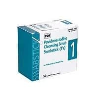 PDI #S48050, SWAB, POVIDONE SCRUB, 50/BX, 50/BX Image