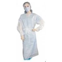 Precept Medical #51113, GOWN, ISOLATION, WHITE, XL, PE, 50/CS Image