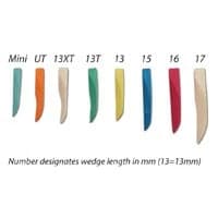 Premier Dental #9061101, Sycamore Wedges #13T Green 400/BX Image