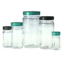 Qorpak #GLC-01464, BOTTLE, BOTTLE BEAKER, PV CAP, CLR, 1OZ, 432/CS Image