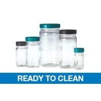 Qorpak #GLC-04825, BOTTLE, BTL BEAKER, PTFE DSC CP, CLR, 2OZ, 48/CS Image