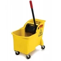 Rubbermaid #FG738000 YEL, BUCKET, WRINGER COMBO, 31 QT, EACH Image