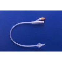 Rusch #170605220, 100% Silicone Indwelling Catheter, 2-way, 5 mL, 22 Fr, 16", 10/CS Image