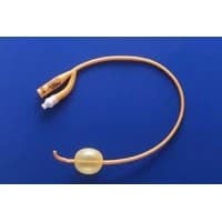 Rusch #318320, Rusch Gold Indwelling Catheter, Puregold Tiemann Coude Foley, 2-way, 30 mL, (PTFE Ctd), 20 Fr, 16, 12/CS Image