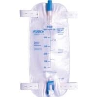 Rusch #452932, Leg Bag W/Tap Flip Drain Valve 1000ml Ea Image