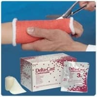 Sammons Preston #553246, TAPE, CAST, DELTA 2"X4YD RED, 10 RL/BX Image