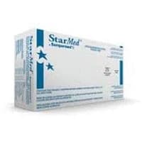 Sempermed #SM101, GLOVE EXAM LATEX STARMED XS 100/BX 10BX/CA Image